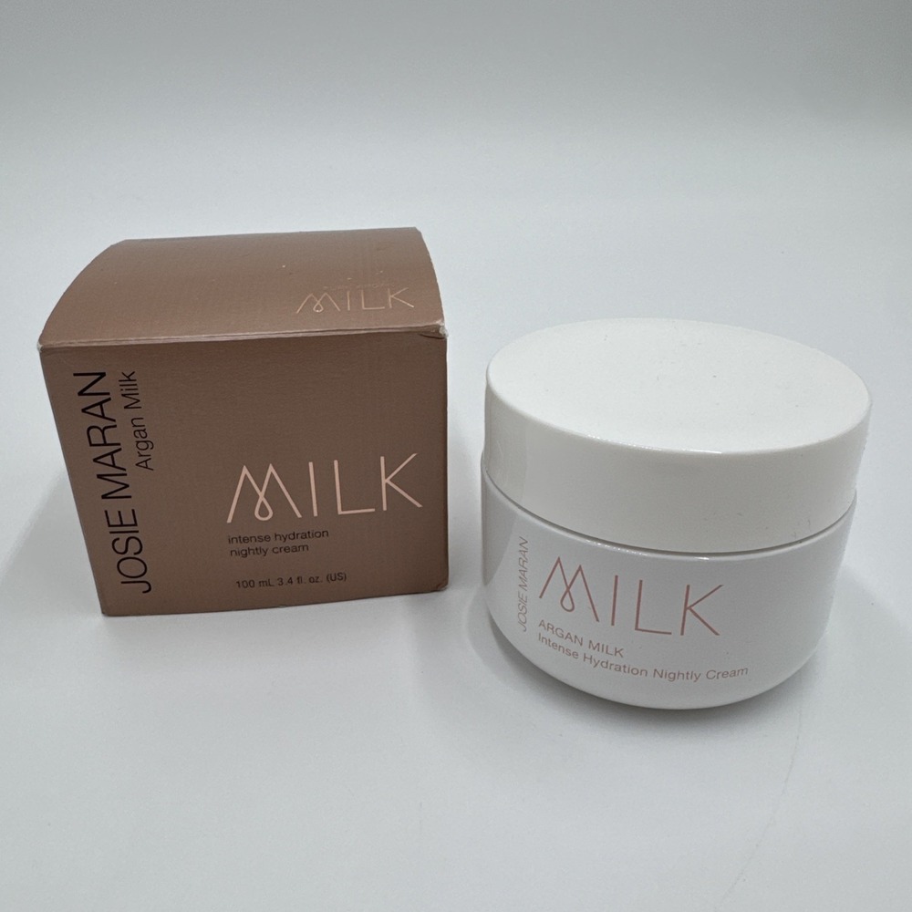 Josie Maran Argan Milk Intense Hydration Nightly Cream ~ 3.4 fl oz / 100ml ~ NIB
